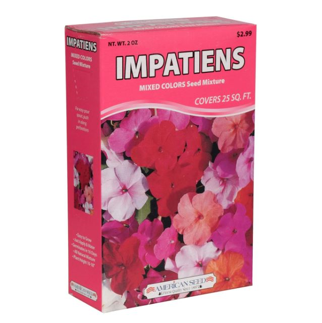 Impatiens Mixed Color Seed Mix