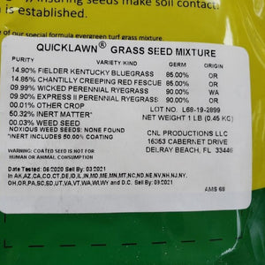 Quicklawn Grass Seed