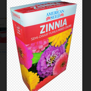 Zinnia Mixed Color Seeds Dwarf Mix
